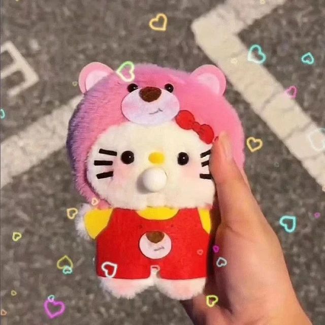 Animal Plush Toy, DIY Squeak Spit Bubbles Patrick Pendant, Cute Cartoon Animal Key Holder, Stuffed Hand Toys Animal Plush Toy, DIY Squeak Spit Bubbles Patrick Pendant, Cute Cartoon Animal Key Holder, Stuffed Hand Toys